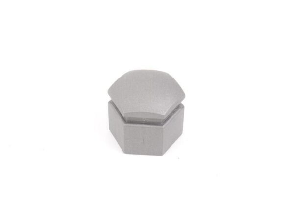 4L0601173Z37 - 2007-2015 Audi Q7 Original Metallic Grey Wheel Bolt Caps 4L060117