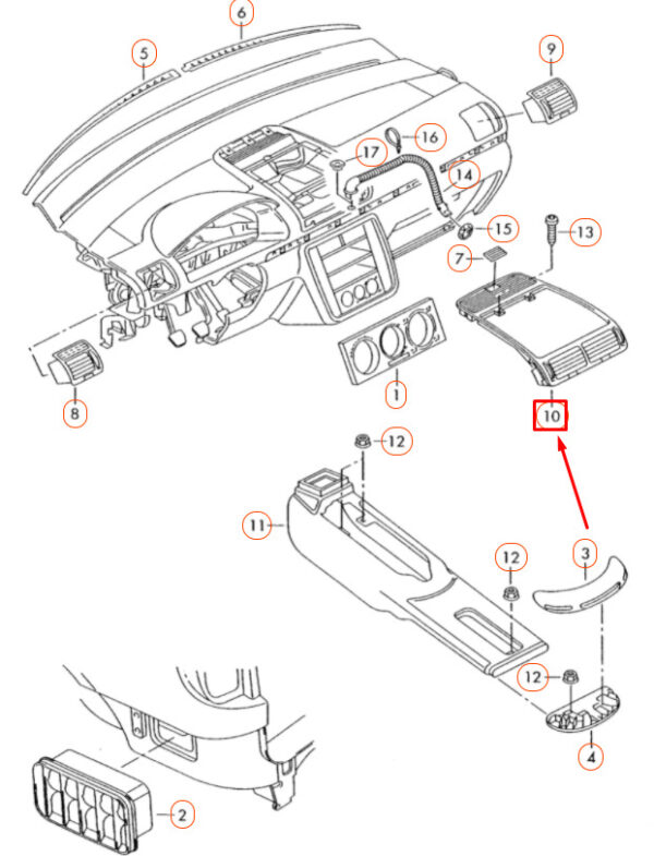 7M3819728L2AQ - NEW VW SEAT SHARAN SYNCRO 4MOTION ALHAMBRA 7M6 WIND BLACK 7M3819728L2AQ ORIGINAL