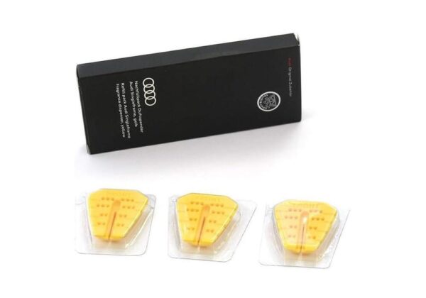 81A087009B - 3 Yellow Replacement Cartridges 81A087009B for Audi Deodorant