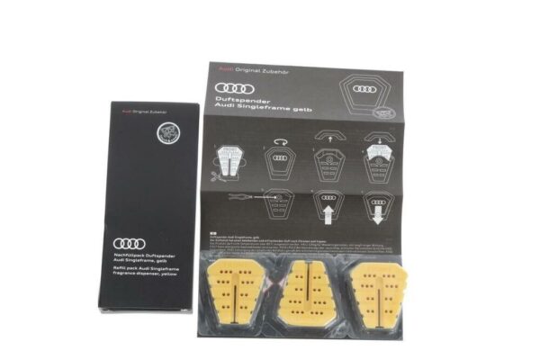 81A087009B - 3 Yellow Replacement Cartridges 81A087009B for Audi Deodorant