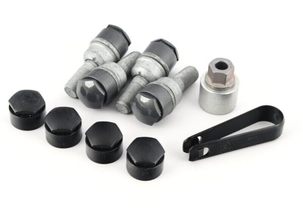 83A071455 - Genuine Audi VW M14x1.5x45 Anti-Theft Bolt Kit 83A071455