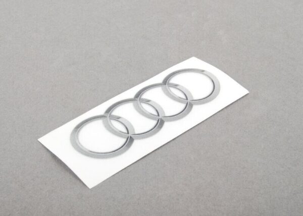 8R0060306A - Audi Sticker with Original Self Sticker Emblem Rings 8R0060306A