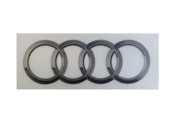 8R0060306A - Audi Sticker with Original Self Sticker Emblem Rings 8R0060306A