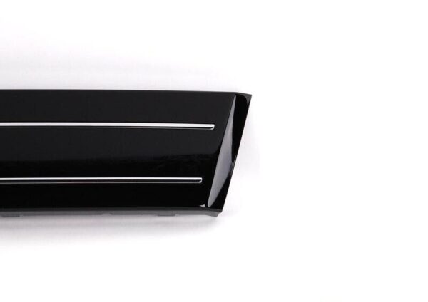 8R0807287T94 - Audi Q5 front grille flat number filler erase glossy black 8R0807287T