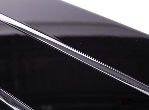 8R0807287T94 - Audi Q5 front grille flat number filler erase glossy black 8R0807287T