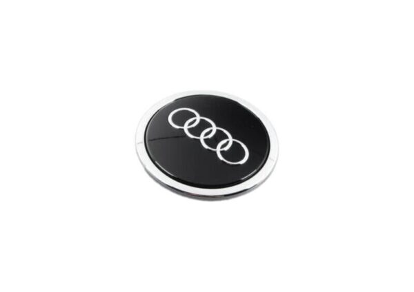 8T0601170AAX1 - Audi 21"" Alloy Center Wheel Hub Glossy Black Cap Genuine 8T0601170AAX1