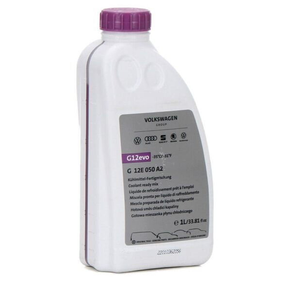 G12E050A2 - Audi VW Radiator Anti-Freeze READY MIX Ready Mix G12 Evo 1L Genuine G12E050A2