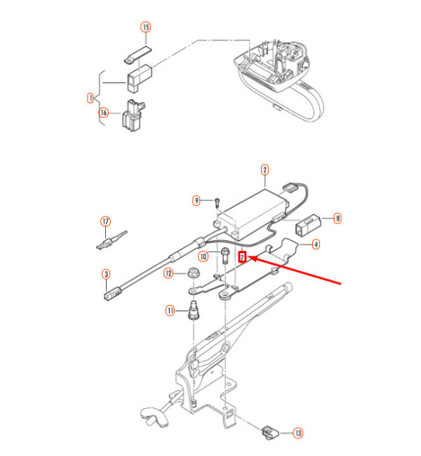 000098655A - NEW VOLKSWAGEN BEETLE 9C AERIAL CONNECTION LINE 000098655A ORIGINAL