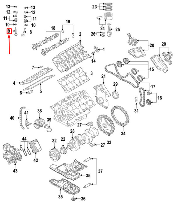 022109611C - NEW VW PHAETON 3D ENGINE EXHAUST VALVE 022109611C ORIGINAL