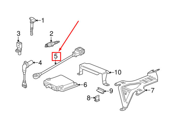 022905376 - NEW VW PASSAT CC 35 IGNITION KNOCK SENSOR 022905376