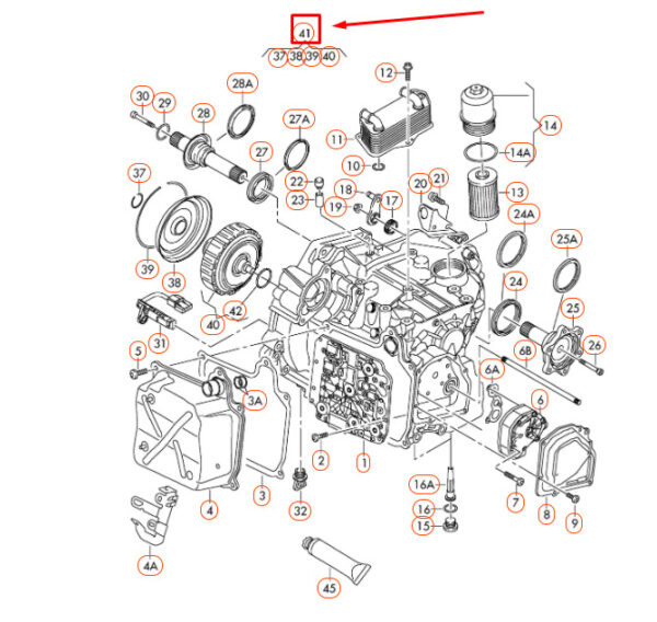 02E398029B - VW BEETLE A5 multi-clutch DSG clutch repair kit 02E398029B NEW ORIGINAL