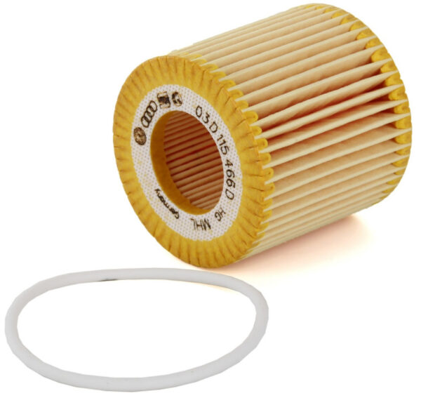 03D198819C - NEW VOLKSWAGEN AMEO OIL FILTER ELEMENT WITH GASKET 03D198819C ORIGINAL
