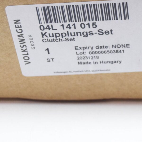 04L141015 - VW PASSAT ALLTRACK B8 3G5 clutch set 04L141015 NEW