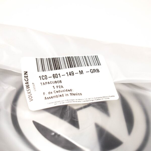 1C0601149M - Volkswagen NEW BEETLE Wheel Center Hub Cap 4pcs 16" 1C0601149MGRB NEW GENUINE