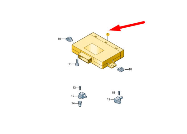 1EA907376B - NEW VW GOLF MK8 ELECTRONIC REGULATED DAMPING CONTROL UNIT 1EA907376B ORIGINAL