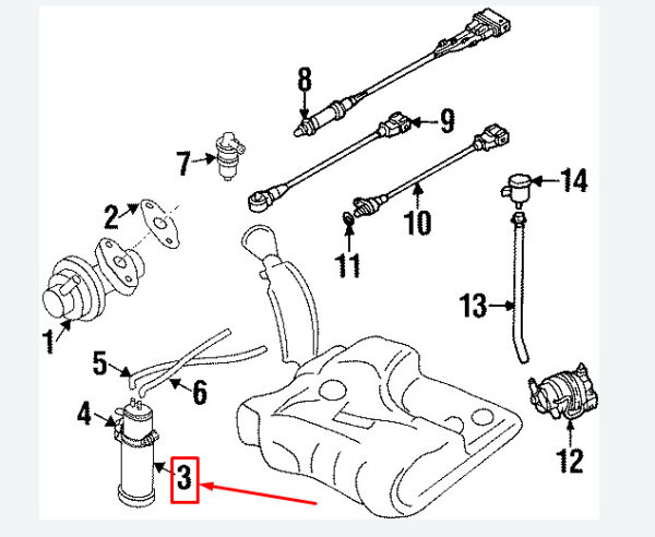 1HM201801B - NEW VW BEETLE 1C CARBON RESERVOIR 1HM201801B GENUINE