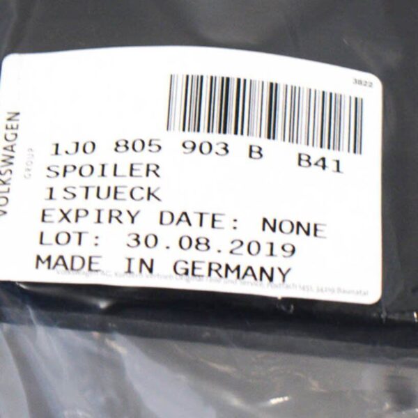1J0805903BB41 - Volkswagen GOLF MK4 Front Bumper Lower Lip Spoiler 1J0805903BB41 NEW