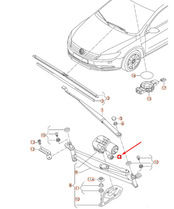 1J0973724 - OEM VW CC 4-PIN ELECTRICAL CONNECTORS FLAT CONTACT HOUSING 1J0973724 GENUINE