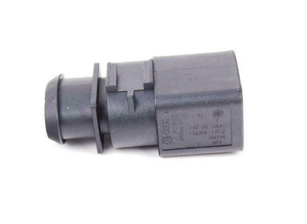 1J0973852 - NEW VOLKSWAGEN EOS RADIATOR FAN FLAT CONNECTOR HOUSING 2 PIN 1J0973852 ORIGINAL