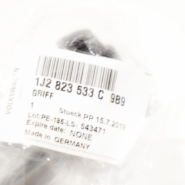 1J2823533C9B9 - NEW VW GOLF MK6 HOOD RELEASE HANDLE RHD 1J2823533C9B9 2010 ORIGINAL