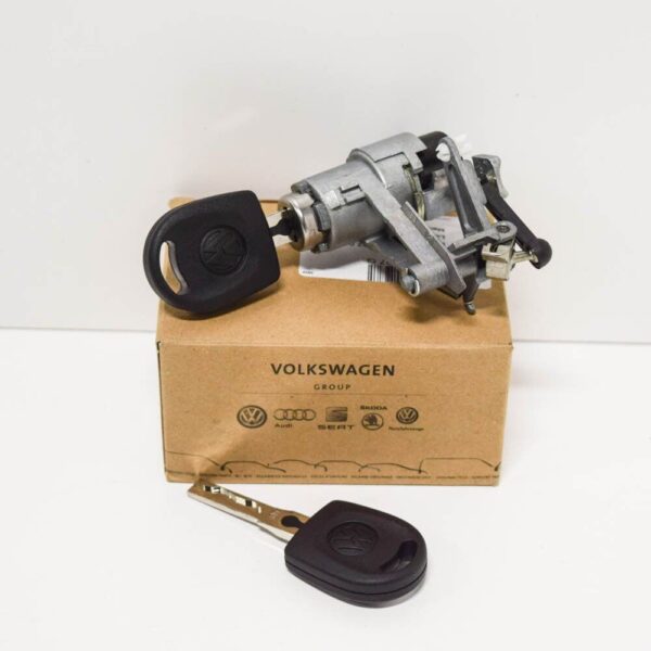 1J6827297G - Volkswagen Golf Lupo Trunk Lock Cylinder With Keys 1J6827297G NEW OEM
