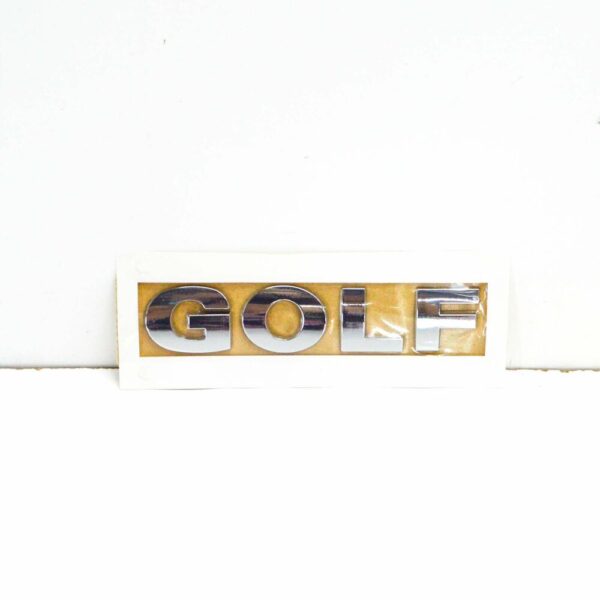 1J6853687 - New Genuine VW GOLF JETTA Rear Trunk Boot Badge Emblem Chrome 1J6853687 739 OEM