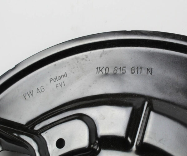 1K0615611N - NEW VW GOLF V 1K1 REAR LEFT BRAKE DISC PROTECTION 1K0615611N ORIGINAL