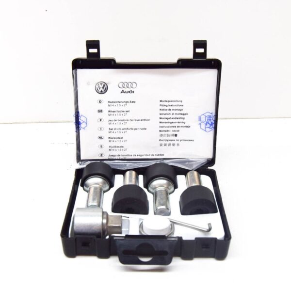 1K0698137A - VW NEW BEETLE 1C wheel lock bolt set 1K0698137A, NEW, ORIGINAL