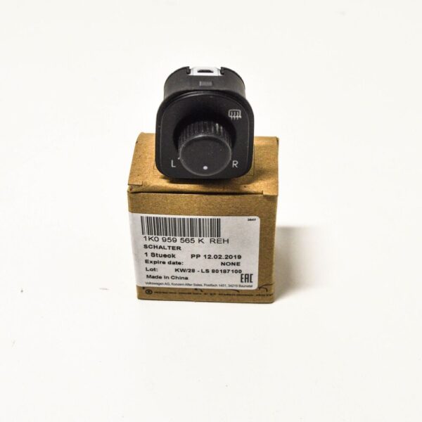 1K0959565KREH - NEW VW EOS ELECTRIC MIRROR CONTROL SWITCH LHD 1K0959565KREH ORIGINAL