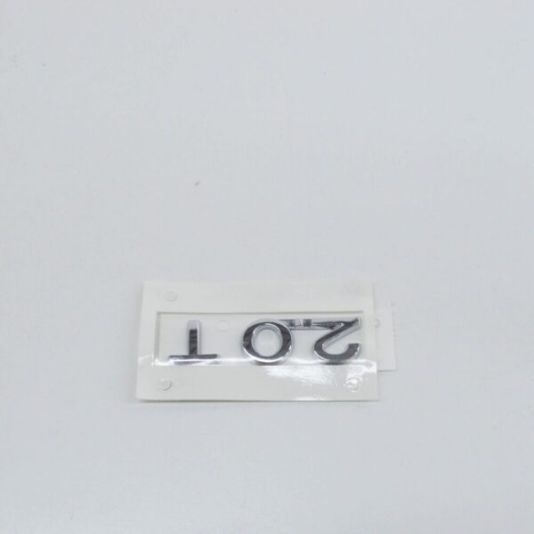 1K5853675A739 - NEW VOLKSWAGEN PASSAT B6 3C TRUNK LID CHROME 2.0 T EMBLEM 1K5853675A739 ORIGINAL