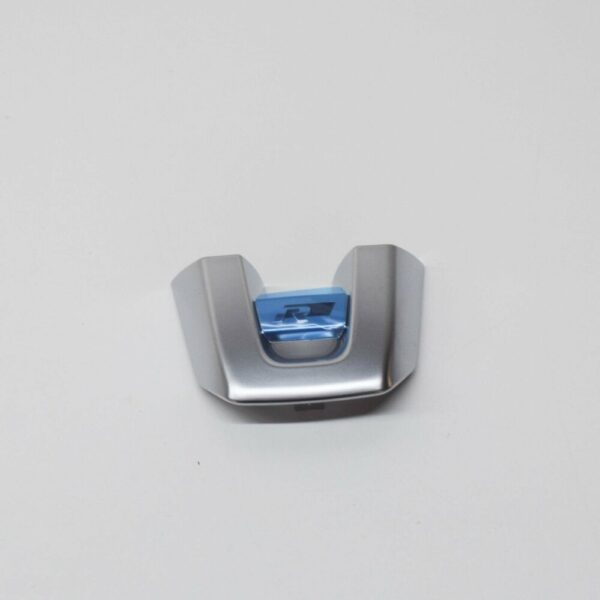 1K8419685BPOP - Genuine VW Golf Passat Chrome Black R-Line Steering Wheel Emblem 1K8419685BPOP