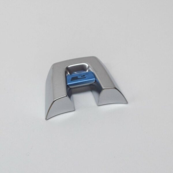 1K8419685BPOP - Genuine VW Golf Passat Chrome Black R-Line Steering Wheel Emblem 1K8419685BPOP