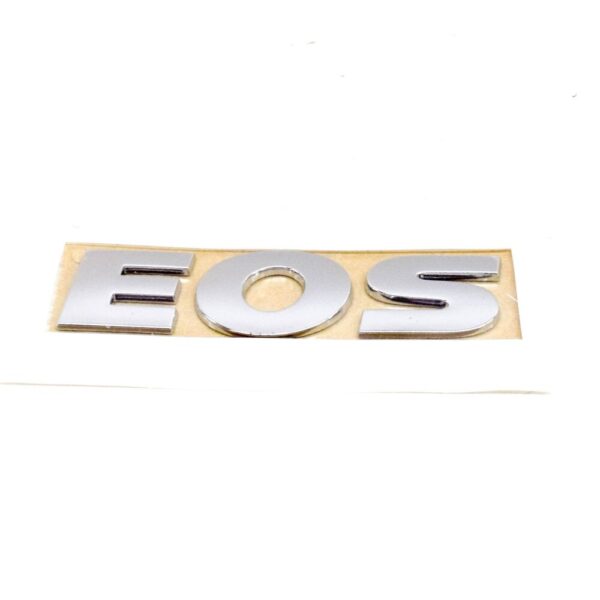 1Q0853687C739 - VW EOS High Chrome EOS Lettering 1Q0853687C739, NEW, ORIGINAL