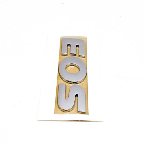1Q0853687C739 - VW EOS High Chrome EOS Lettering 1Q0853687C739, NEW, ORIGINAL