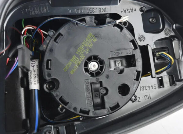 1Q1857507BD9B9 - NEW VW EOS 1F FRONT LEFT WING MIRROR 1Q1857507BD9B9 ORIGINAL