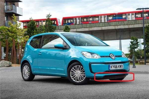 1S0805903D9B9 - New Genuine VW UP! e-UP! 12-17 Front Bumper Lower Center Spoiler 1S0805903D9B9
