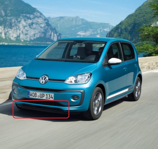 1S0805903D9B9 - New Genuine VW UP! e-UP! 12-17 Front Bumper Lower Center Spoiler 1S0805903D9B9