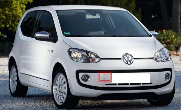 1S0807241AGRU - New Genuine VW UP! e-UP! 12-17 Front Bumper Towing Eye Hook Cover 1S0807241AGRU
