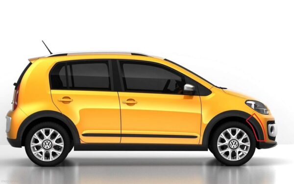 1S08072589B9 - New Genuine VW UP!/e-UP! (12-16) Front Bumper O/S Right Wheel Cover 1S08072589B9