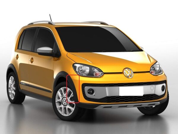 1S08072589B9 - New Genuine VW UP!/e-UP! (12-16) Front Bumper O/S Right Wheel Cover 1S08072589B9