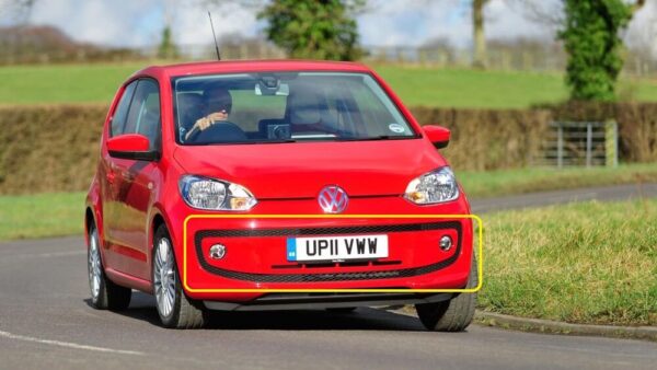 1S0853677E9B9 - New Genuine VW UP!/e-UP! 12-16 Front Bumper Lower Vent Grill Frame 1S0853677E9B9
