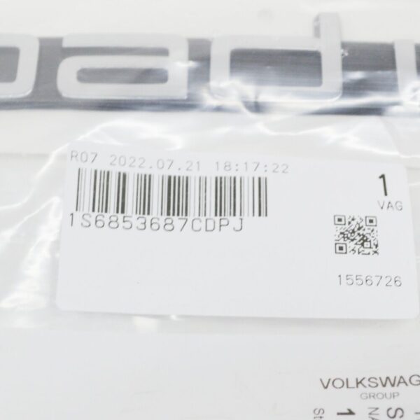 1S6853687C - Volkswagen UP Rear Load Up Emblem Badge 1S6853687CDPJ NEW