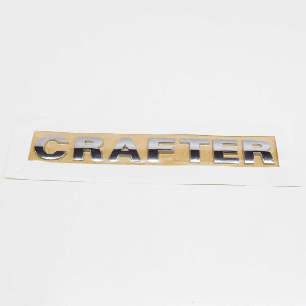 2E3853687 - NEW VW CRAFTER MK1 2E REAR CHROME INSCRIPTION EMBLEM BADGE 2E3853687