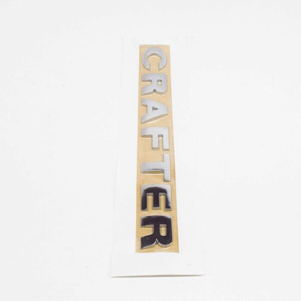 2E3853687 - NEW VW CRAFTER MK1 2E REAR CHROME INSCRIPTION EMBLEM BADGE 2E3853687