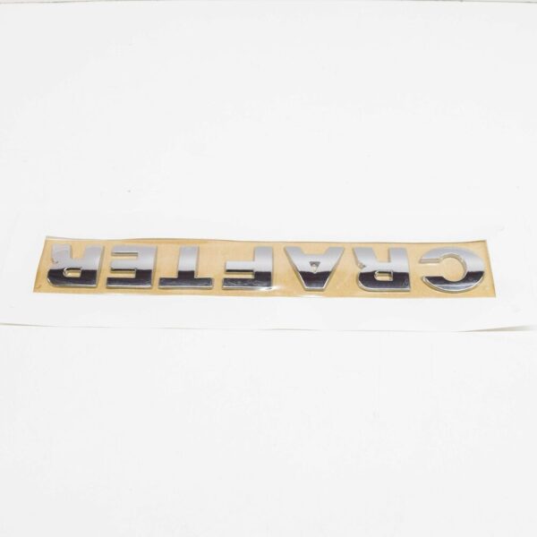2E3853687 - NEW VW CRAFTER MK1 2E REAR CHROME INSCRIPTION EMBLEM BADGE 2E3853687