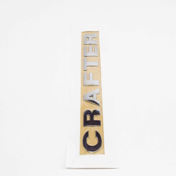 2E3853687 - NEW VW CRAFTER MK1 2E REAR CHROME INSCRIPTION EMBLEM BADGE 2E3853687