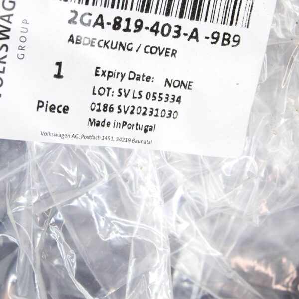 2GA819403A - VOLKSWAGEN T-ROC A11 Left Water Box Cover LHD 2GA819403A9B9 NEW