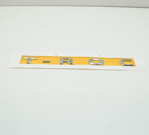 2GA853687A - VW T-ROC A1 Rear Trunk Lid Inscription 2GA853687A 2ZZ 2GA853687A2ZZ NEW GENUINE