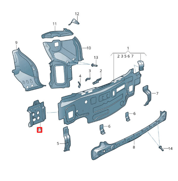 2GM804744E - VOLKSWAGEN T-CROSS C11 right support gasket 2GM804744E NEW ORIGINAL