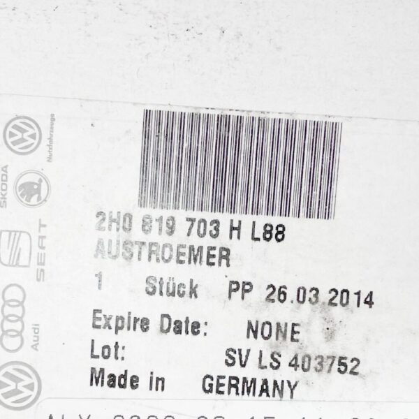 2H0819703HL88 - VW Amarok 2H Dashboard Air Vent 2H0819703HL88 New Genuine